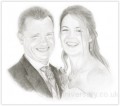 Portrait of Peter & his wife, UK